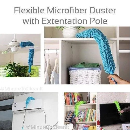 Adjustable & Foldable Microfiber Cleaning Duster for Multipurpose use