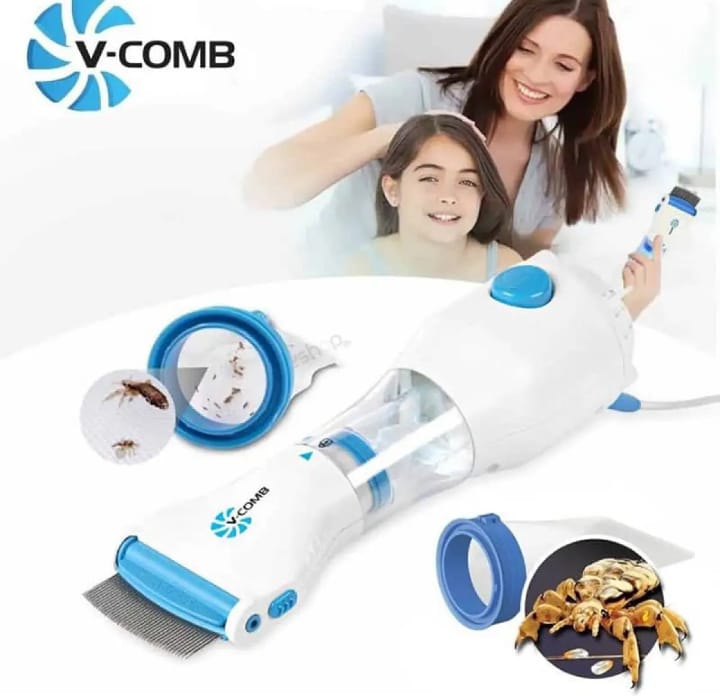 V-Comb Head Lice Removal Machine with 4 Extra Filters