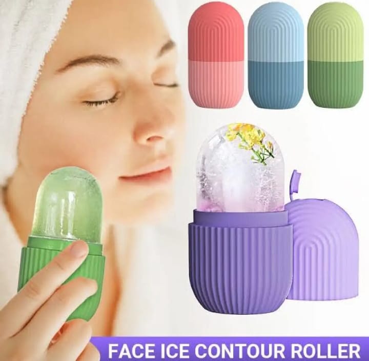 Silicone Ice Roller – Facial Massage for Glow & Firmness