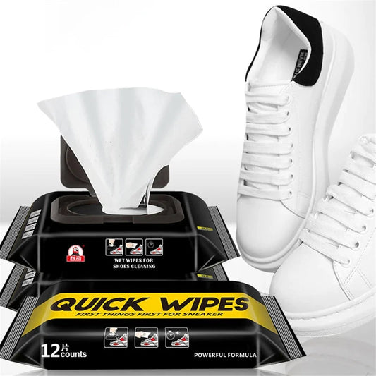 Instant Shoe Cleaning And Shining Wipes (80 Pcs Wipes Set)