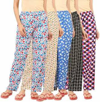 Women's Multicolor Jersey Pajamas