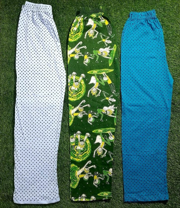 Women's Multicolor Jersey Pajamas