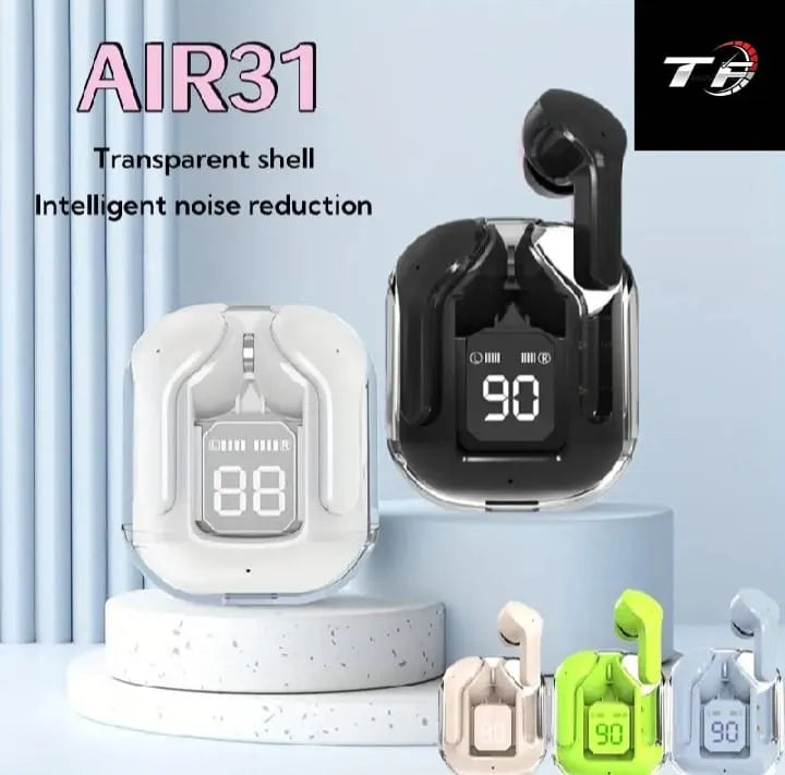 Air31 Wireless Headphones – Bluetooth 5.3 with LED Display