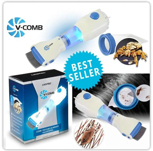 V-Comb Head Lice Removal Machine with 4 Extra Filters