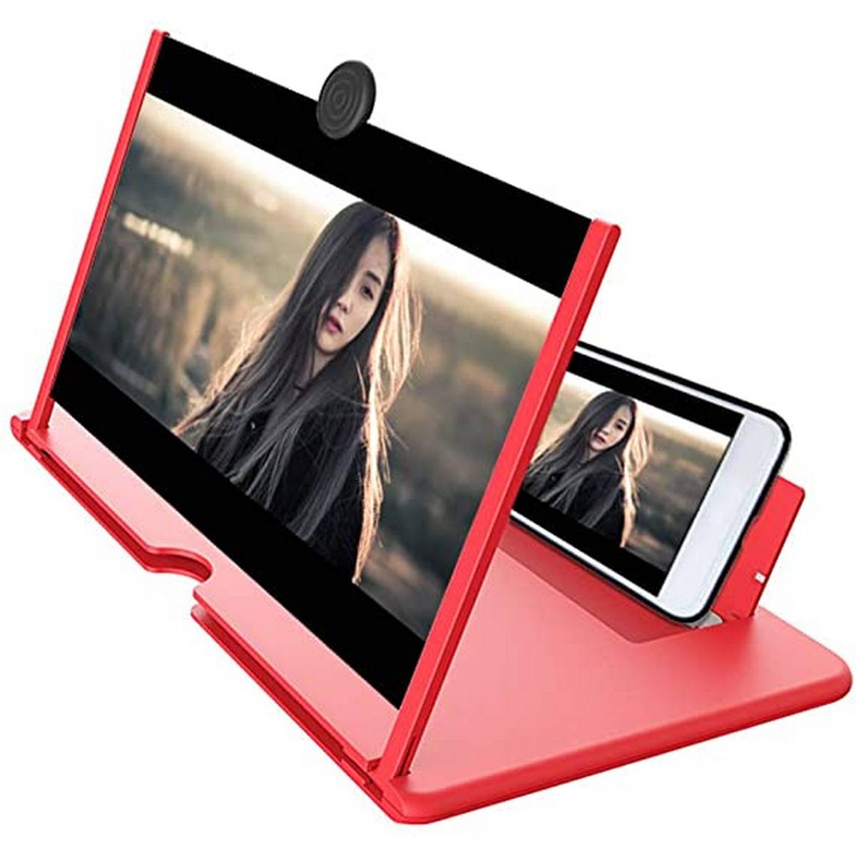 Cell Phone Screen Magnifier Video Amplifier Smart Phone Bracket Holder Folding 3D HD Magnifying Glass Large Screen