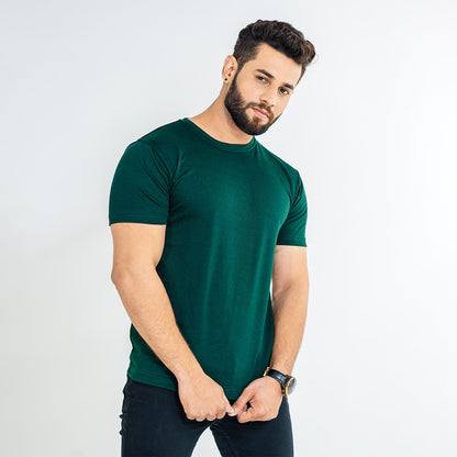 Pack of 3 - Half Sleeves Jersey Basic T-shirt For Men