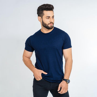 Pack of 4 - Half Sleeves Jersey Basic T-shirt For Men