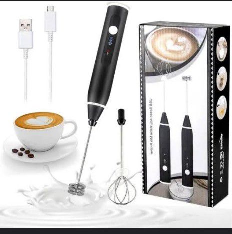 2 in 1 Electric Rechargeable Coffee Beater & Milk Frother and Foamer | High Quality