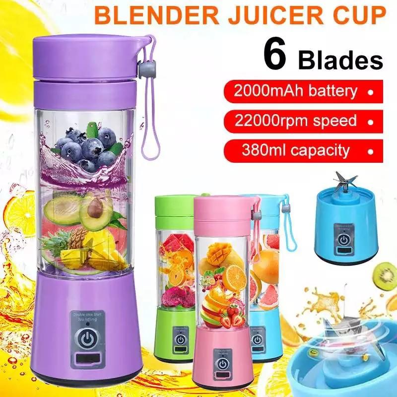 Multifunction Rechargeable Usb Portable Electric Juicer.