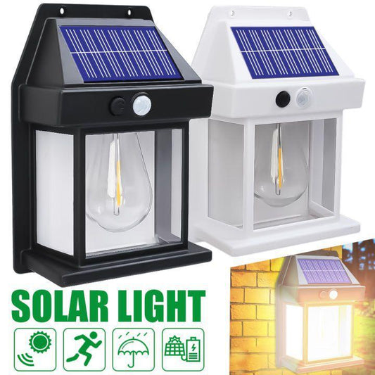 LED Solar Wall Lamp  Waterproof, Up And Down Luminous Lighting Garden Decoration