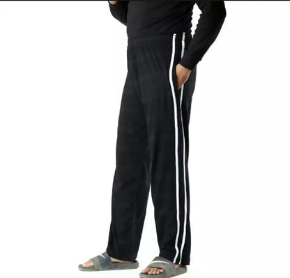 New Winter Warm Fleece Trouser For Men - Multicolor