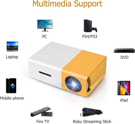 Mini HD Projector - Create Your Own Movie Theather Anywhere