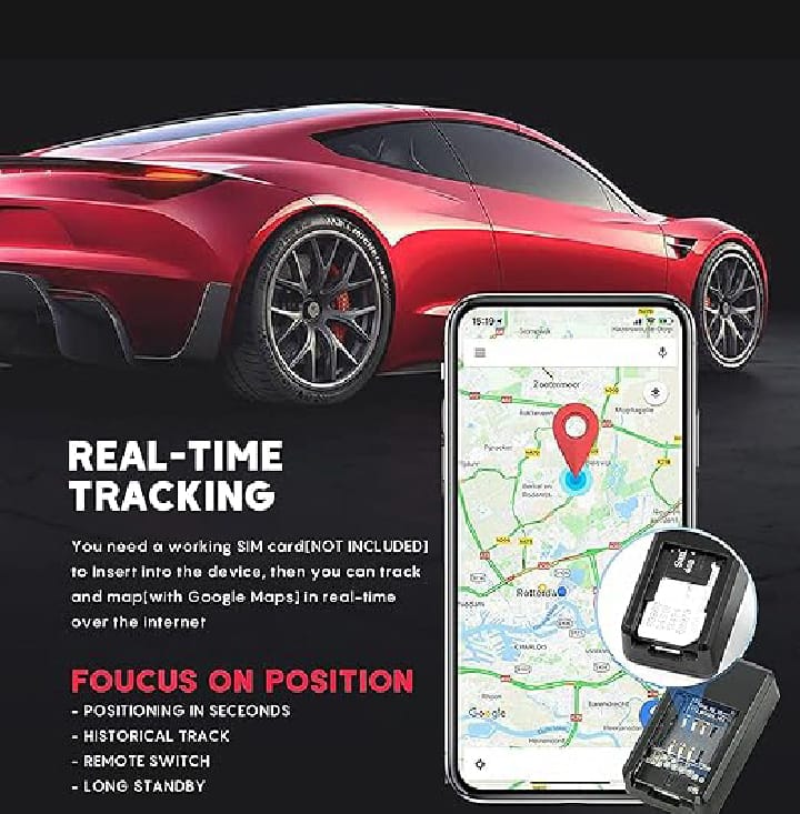 GF07 Mini GPS Tracker – Real-Time Vehicle Tracking with Magnetic Mount