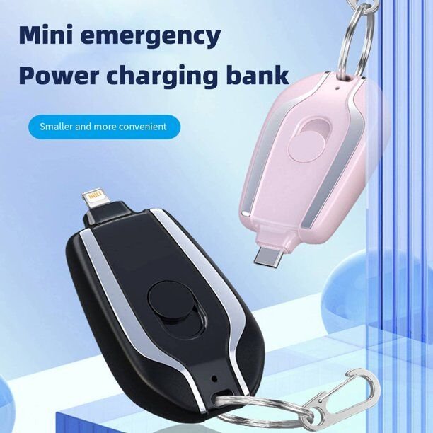 Emergency keychain power bank -Power on the Go