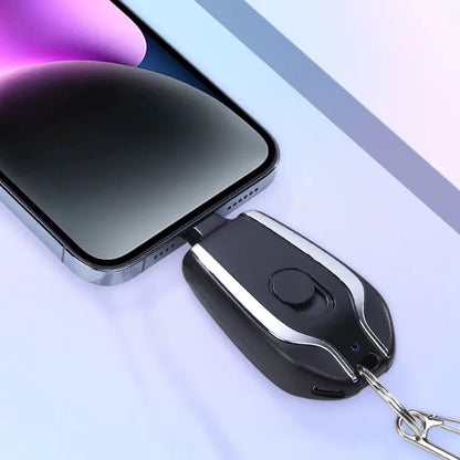 Emergency keychain power bank -Power on the Go