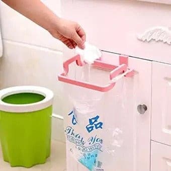 Pack of 2 - Garbage/Trash Bin Bag Holder & Towel Rack For Kitchen Drawer. - DS Traders