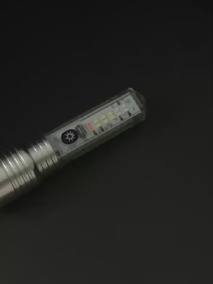 High Power 50W LED Flashlight - C Type Rechargeable Keychain LED Lamp